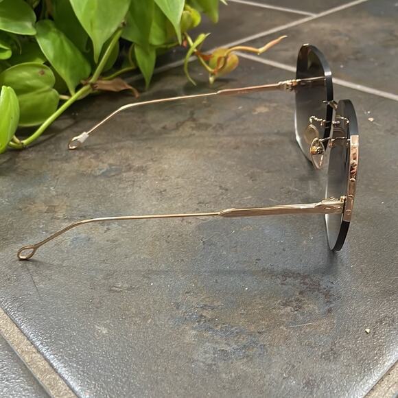 Isabel Marant Square Gradient Rimless Sunglasses - Picture 3 of 11